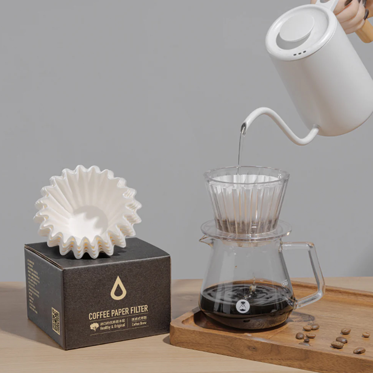 TIMEMORE CRYSTAL EYE COFFEE PAPER FILTER 50ks