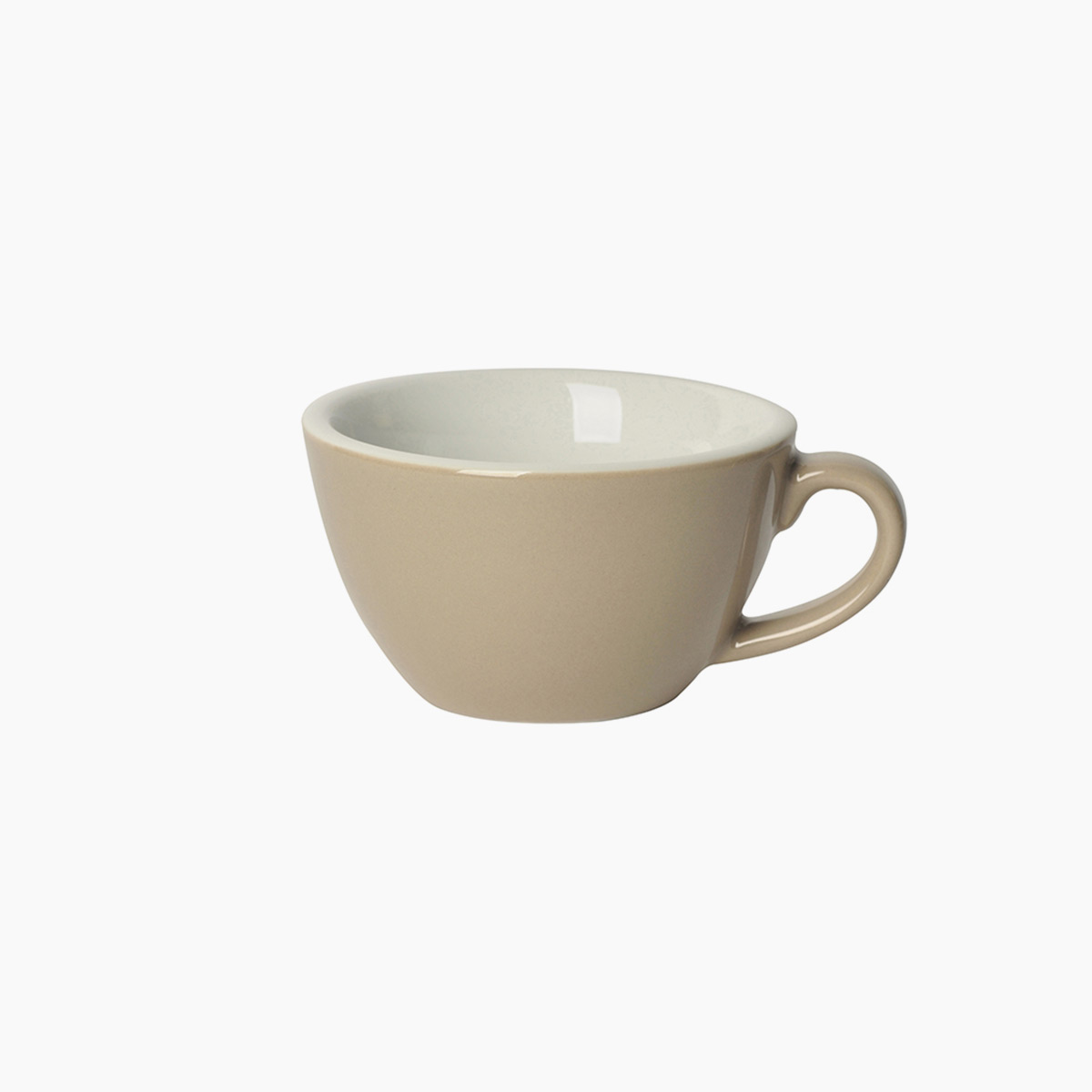 LOVERAMICS EGG Šálka Flat White 150 ml Taupe